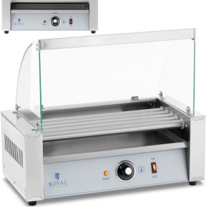 Podgrzewacz Grill Z Osłoną Do Parówek 5 Rolek 500w