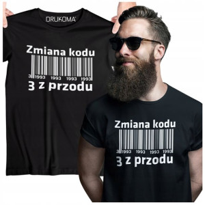 Koszulka Na Trzydziestkę Na 30 Lat Zmiana Kodu 3