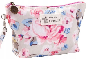 Kosmetyczka Organizer na kosmetyki w kwiaty BOHO