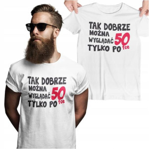 koszulka na 50 URODZINY PREZENT zabawna koszulka