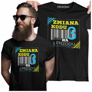 KOSZULKA NA 30 URODZINY Zmiana kodu 3 z przodu