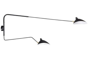 Lampa ścienna RAVEN WALL UP 2 czarna