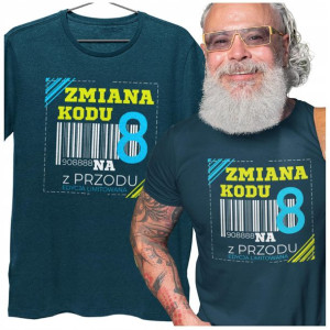 Koszulka Na 80tkę Urodziny Zmiana Kodu Prezent