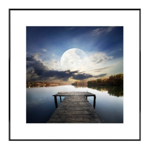 Obraz Artbox Moon Jetty 50 x 50 cm
