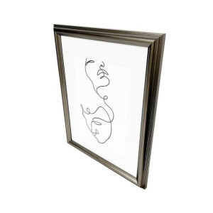 Ramka na zdjęcia GoodHome Blanton 30 x 40 cm antyk srebrny