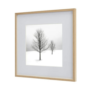 Ramka na zdjęcia GoodHome Banggi 30 x 30 cm aluminium efekt drewna