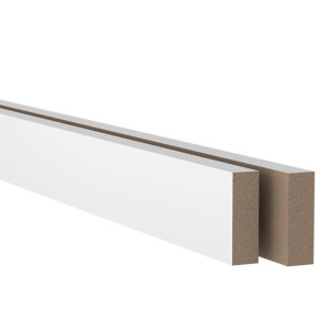 Listwa maskująca MDF 14 x 44 x 2100 mm square biała