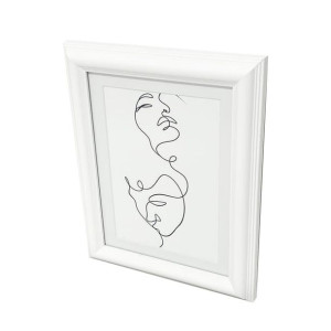 Ramka na zdjęcia GoodHome Blanton 18 x 24 cm biała