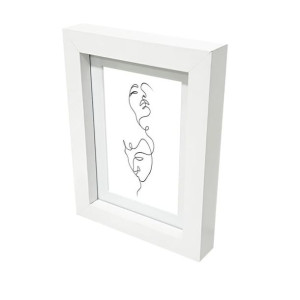 Ramka na zdjęcia GoodHome Islande 13 x 18 cm biała