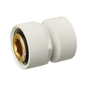 Złączka duo - plex do rury stalowej GW1/2" x GWM22 x 1.5 Luxrad