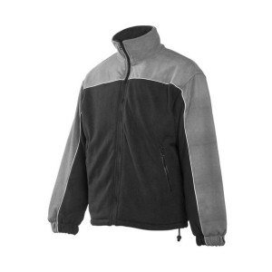 Bluza robocza polarowa r.XXL czarno-szara Reis