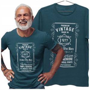 Koszulka Na Urodziny Prezent Vintage190xx Upominek