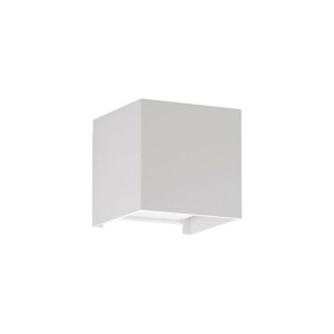 Kinkiet zewnętrzny Roxbury biały kwadratowy IP54 LED Inspire