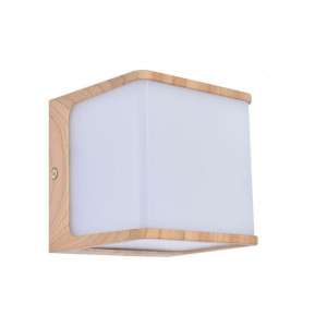 Kinkiet zewnętrzny Telin drewno IP54 11 cm Inspire
