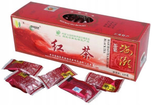 HERBATA CHIŃSKA CZARNA prasowana w kostkach 125g