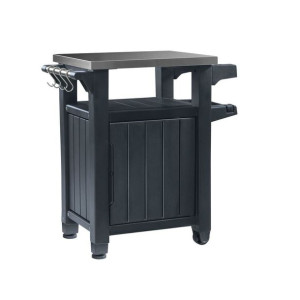 Stolik / barek grillowy Unity 52x90 cm grafitowy Keter
