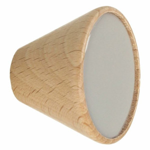 Gałka meblowa GD09-D10-V114 szara/drewno