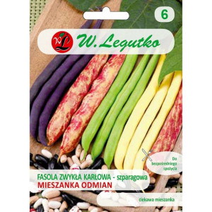 Fasola szparagowa karłowa mix nasiona 48g W. Legutko