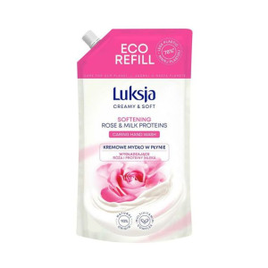Mydło w płynie Creamy&Soft rose 900 ml refill Luksja