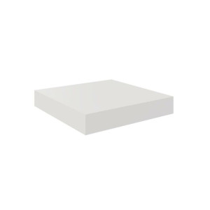 Półka ścienna samowisząca komorowa biała mat 3.8x23x23.5 cm Spaceo