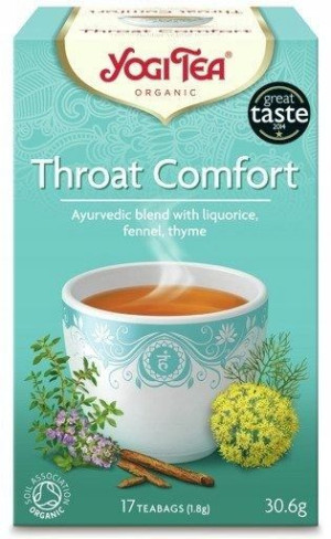 Herbata Yogi Throat Comfort Torebki 32,3g