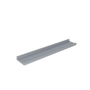 Półka ścienna na zdjęcia U szara 3x10x60 cm Spaceo