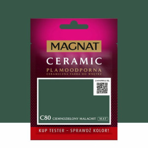 Tester do farby Magnat Ceramic Ciemnozielony malahit 30 ml