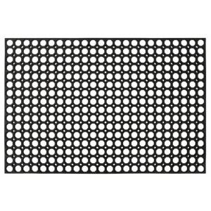 Wycieraczka zewnętrzna Honey Comb 120 x 80 cm czarna z recyklingu