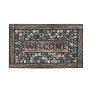 Wycieraczka wewnętrzna Lima Kamyki 75 x 45 cm z recyklingu