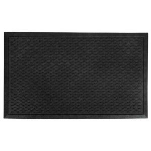 Wycieraczka Soft Step Plain 60 x 40 cm czarna z recyklingu