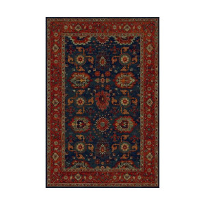 Dywan wełniany Polonia Tesoro Navy 200 x 300 cm
