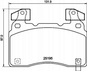 P 10 064 BREMBO Zestaw klocków hamulcowych, hamulc