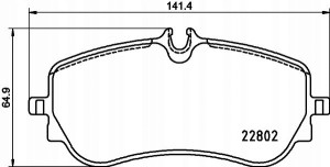 P 85 172 BREMBO Zestaw klocków hamulcowych, hamulc