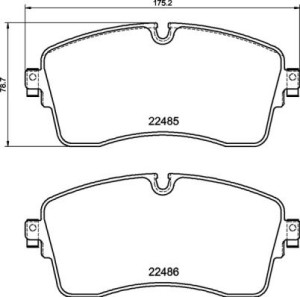 P 36 036 BREMBO Zestaw klocków hamulcowych, hamulc