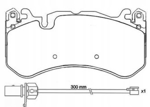 P 50 127 BREMBO Zestaw klocków hamulcowych, hamulc