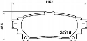 P 83 152 BREMBO Zestaw klocków hamulcowych, hamulc