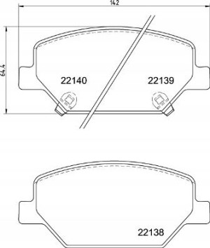 P 07 007 BREMBO Zestaw klocków hamulcowych, hamulc