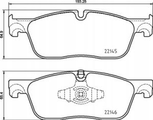 P 44 026X BREMBO Zestaw klocków hamulcowych, hamul