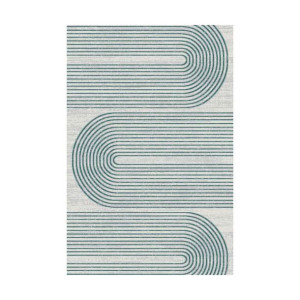 Dywan Stylish szaro-zielony 120 x 170 cm