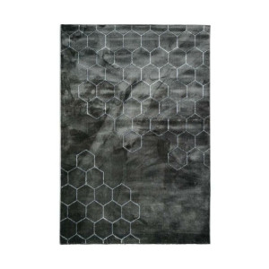 Dywan Palace Heksagon szaro-srebrny 120 x 170 cm