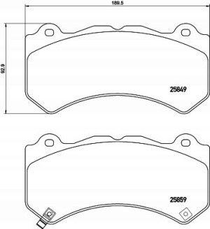 P 37 018 BREMBO Zestaw klocków hamulcowych, hamulc