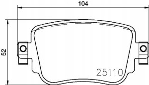 P 85 140 BREMBO Zestaw klocków hamulcowych, hamulc