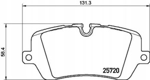 P 44 021 BREMBO Zestaw klocków hamulcowych, hamulc