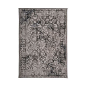 Dywan Elisa Ornament szary 80 x 150 cm