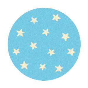 Dywan dziecięcy Funky Top Starf niebieski śr. 80 cm