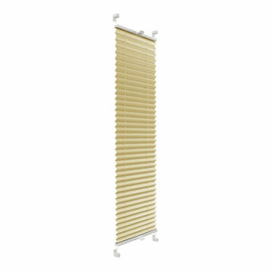 Roleta plisowana Metallic Ecru 114 x 140 cm z połyskiem
