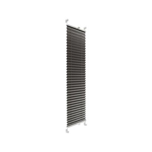 Roleta plisowana Metallic Stalowy 42 x 140 cm z połyskiem