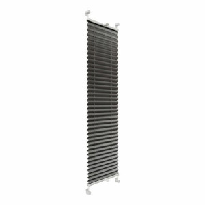 Roleta plisowana Metallic Stalowy 40 x 120 cm z połyskiem