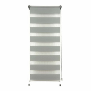 Roleta dzień noc Belgrad 68 x 160 cm jasnoszara Inspire