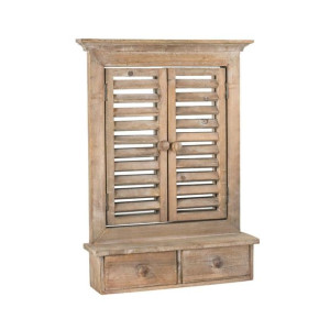 Lustro drewniane Dania 52x39x10 cm